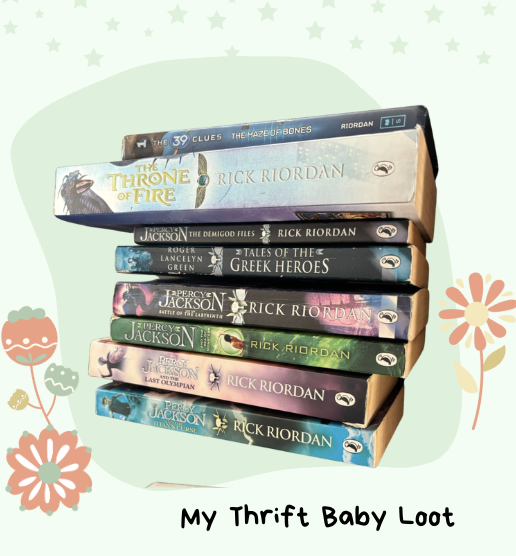 Preloved set of Percy Jackson books